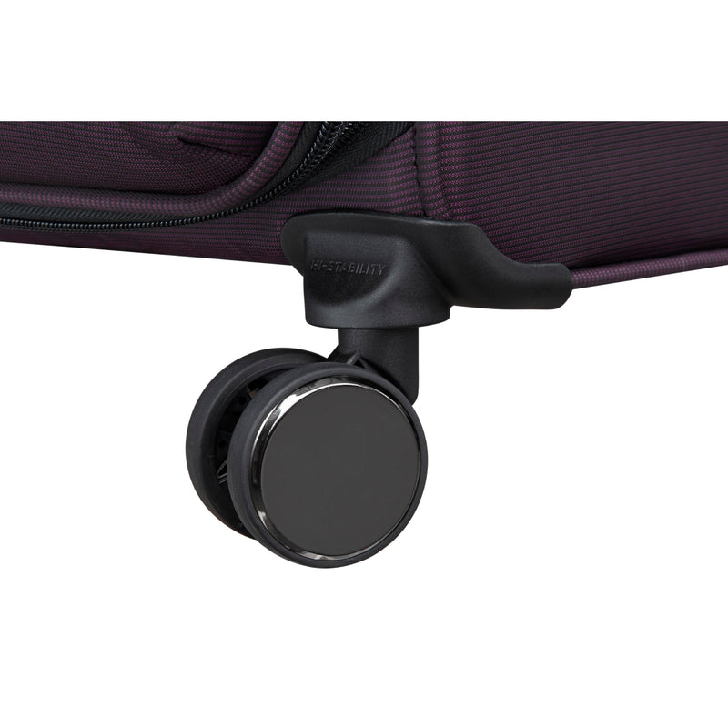 Traversed Soft 22" Softside Carry-On 8 Wheel Spinner (Plum)