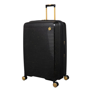 Spontaneous 31" Hardside Checked 8 Wheel Expandable Spinner (Black / Gold - Limited Edition)