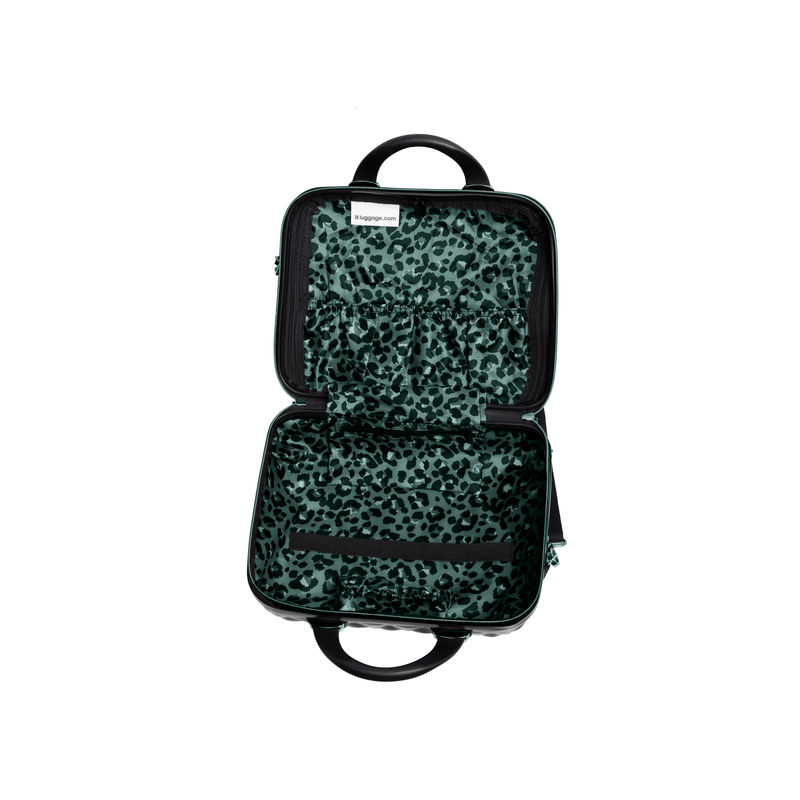 Glitzy 14" Hardside Carry-On Tote (Dark Forest)
