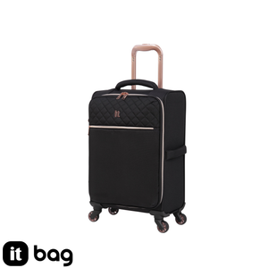 Divinity 21" Softside Carry-On 4 Wheel Spinner (Black)
