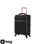 Divinity 21" Softside Carry-On 4 Wheel Spinner (Black)