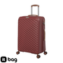 Enthralled 28" Hardside Checked 8 Wheel Expandable Spinner (Baked Clay)