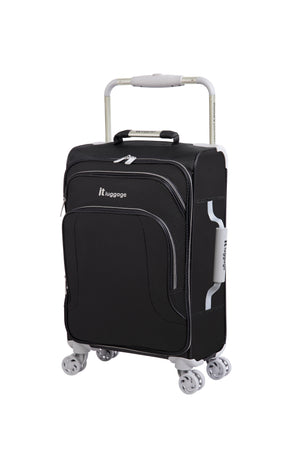 World's Lightest New York 22" Softside Spinner Luggage Carry-on Luggage (Black)