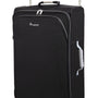 World's Lightest New York 32" Softside Checked Spinner Luggage (Black)