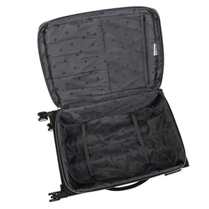 Expectant 22" Softside Carry-On 8 Wheel Spinner (Black)