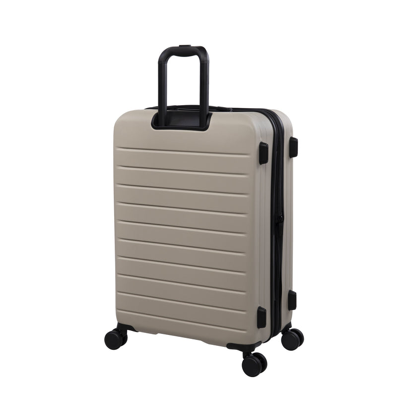 Legion 28" Hardside Checked 8 Wheel Expandable Spinner - No TSA Lock   (Oxford Tan)