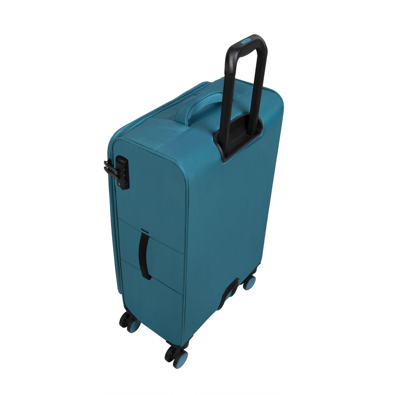 Census 32" Softside Checked 8 Wheel Spinner (Teal Sea)