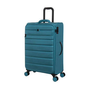 Census 28" Softside Checked 8 Wheel Spinner (Teal Sea)
