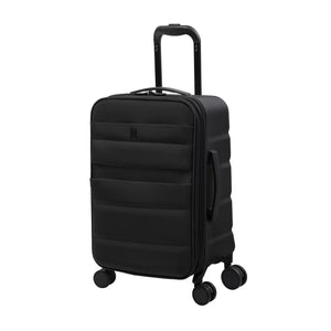 Evolving 22" Hybrid Hardside 8 Wheel Expandable Carry-On Luggage (Black)