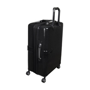 Helixian 27" Hardside Checked 8 Wheel Expandable Spinner (Black)