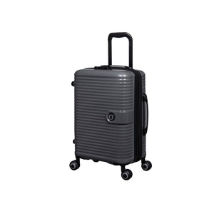 Helixian 3 Piece Hardside 8 Wheel Expandable Spinner Set (Charcoal)