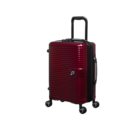 Helixian 21" Hardside Carry-On 8 Wheel Expandable Spinner (Wine Red)