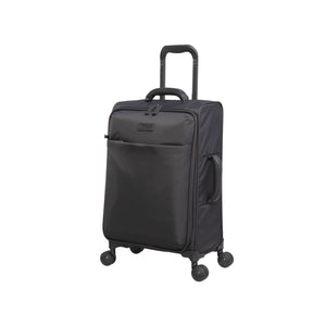 Lustrous 22" Softside Carry-On 8 Wheel Spinner (Charcoal)