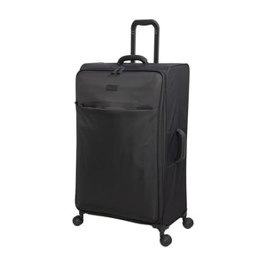 Lustrous 28" Softside Checked 8 Wheel Spinner (Charcoal)