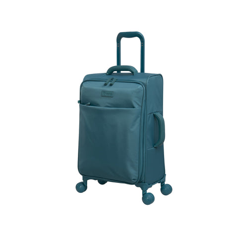 Lustrous 22" Softside Carry-On 8 Wheel Spinner (Harbour Blue)