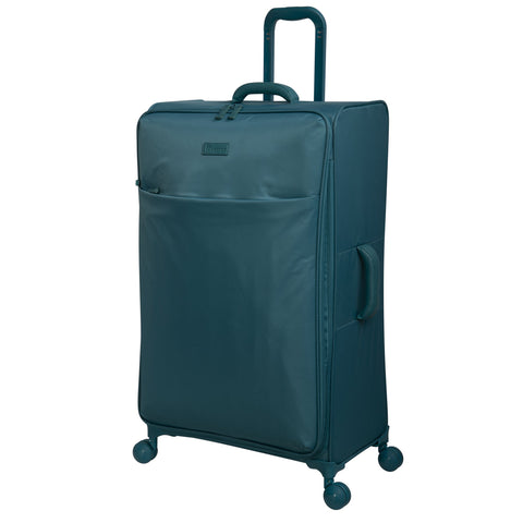 Lustrous 32" Softside Checked 8 Wheel Spinner (Harbour Blue)