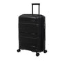 Momentous 3 Piece Hardside 8 Wheel Expandable Spinner Set (Black