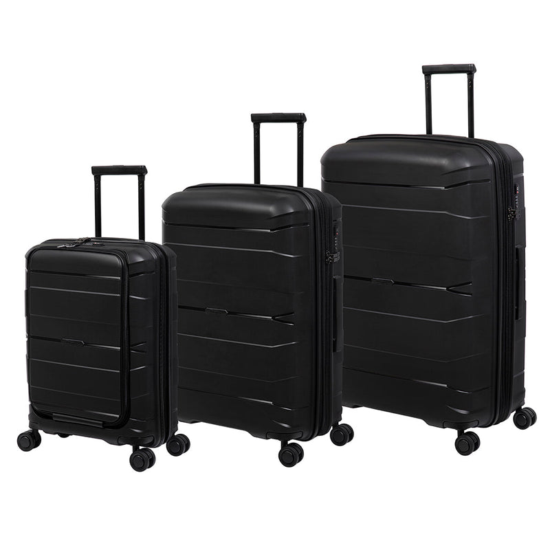 Momentous 21" Hardside Carry-On 8 Wheel Spinner (Black)