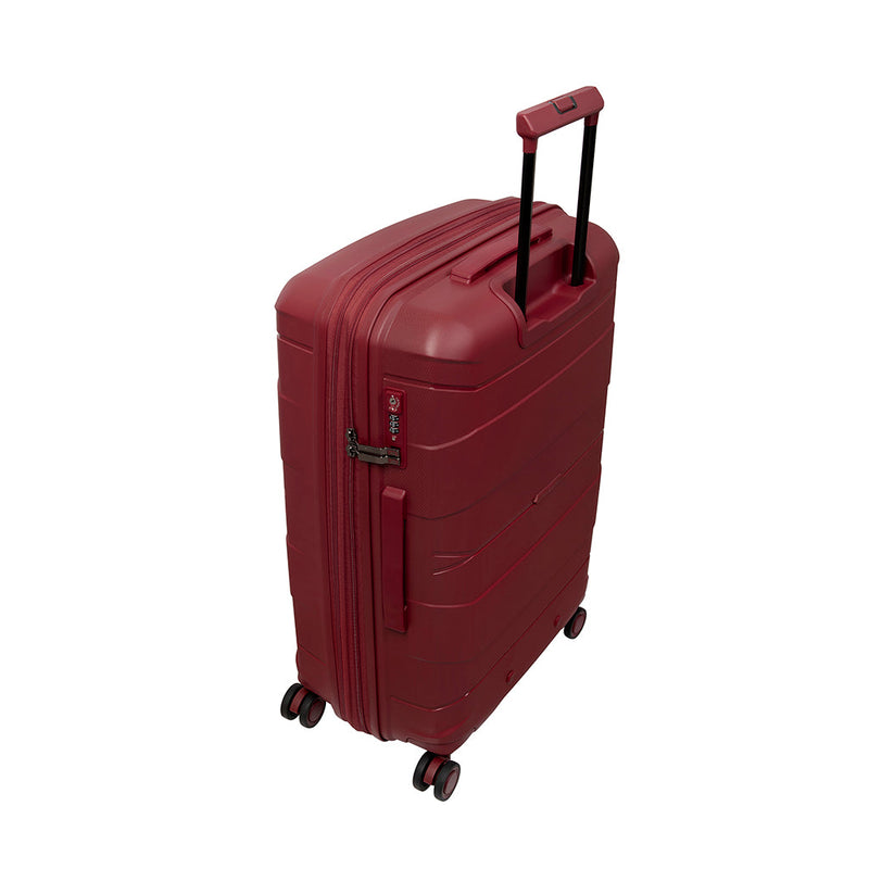 Momentous 3 Piece Hardside 8 Wheel Expandable Spinner Set (German Red)