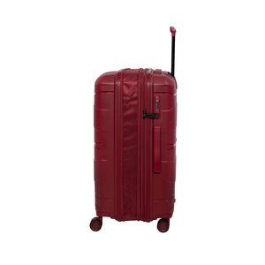 Momentous 25" Hardside Checked 8 Wheel Expandable Spinner (German Red)