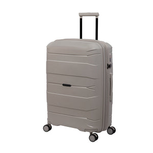 Momentous 25" Hardside Checked 8 Wheel Expandable Spinner (Pumice Stone)