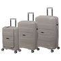 Momentous 30" Hardside Checked 8 Wheel Expandable Spinner (Pumice Stone)