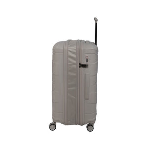 Momentous 30" Hardside Checked 8 Wheel Expandable Spinner (Pumice Stone)