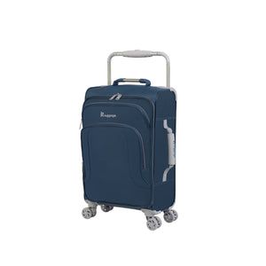 World's Lightest New York 22" Softside Spinner Luggage Carry-on Luggage (Blue Ashes)